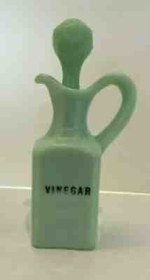 MCKEE JADITE VINEGAR CRUET - EXTREMELY RARE!!!!