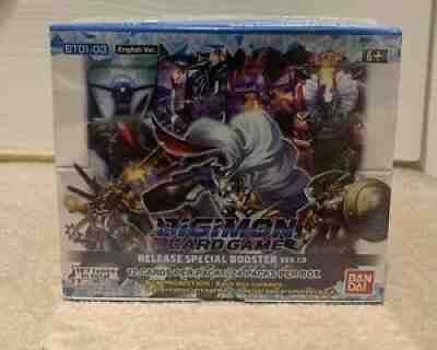 Digimon TCG 1.0 English Booster Box Special Release - Brand New Sealed