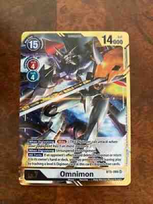 Omnimon BT5-086 SR Alternate Art (Tomotake Kinoshita) Digimon Card Game TCG NM