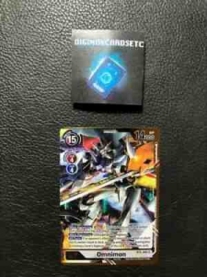 Digimon Card Game bt5-086 Omnimon SR Alternate Art English tomotake Kinoshita