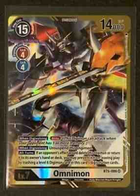 Omnimon (Alt Art) | Tomotake Kinoshita | BT5-086 SR | Battle of Omni | Digimon