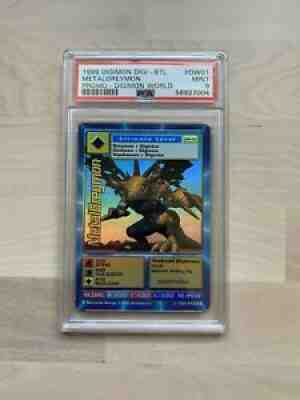 1999 Digimon World Promo Metalgreymon DW01 PSA 9 Special Booster 1.0 1.5