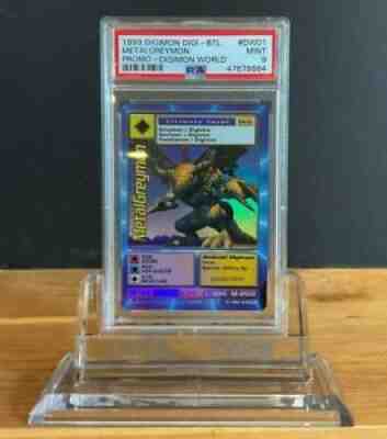 Vintage 1999 Digimon Metalgreymon PSA 9