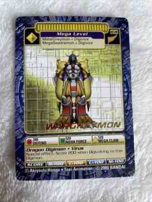 WarGreymon BO-148 Digimon Digi Battle TCG Series 3 Gold Text