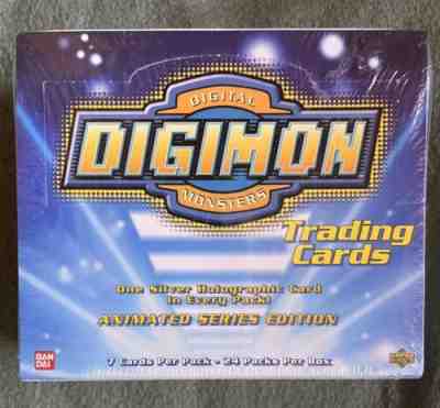 DIGIMON Animated Series Edition SERIES ONE BOOSTER BOX OF 24 Packs Ultra Rare