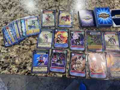 Vintage 1999 Digimon Trading Card Lot 110 Cards. Holo, First Edition, Azulongmon