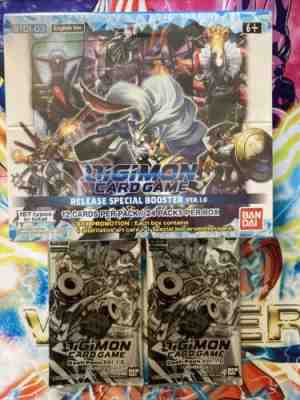 Digimon Card Game Release Special Booster 1.0 & 2x Dash Pack 1.0