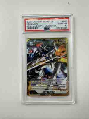 2021 Digimon Omnimon BT5-086 Alt Art Kinoshita Battle of Omni PSA 10 POP 4!!