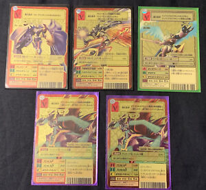 Digimon CCG TCG Gold Etched Vintage Lot NM