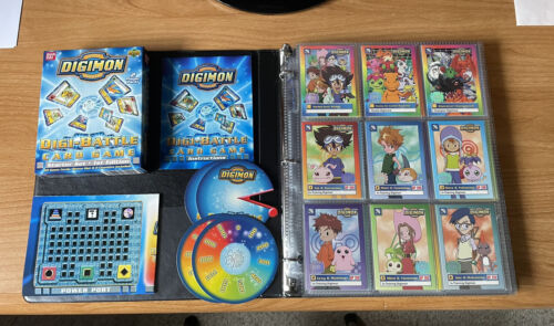 Digimon Complete 1st Edition Starter Deck, Upper Deck Series 1 + Binder, Sleeves