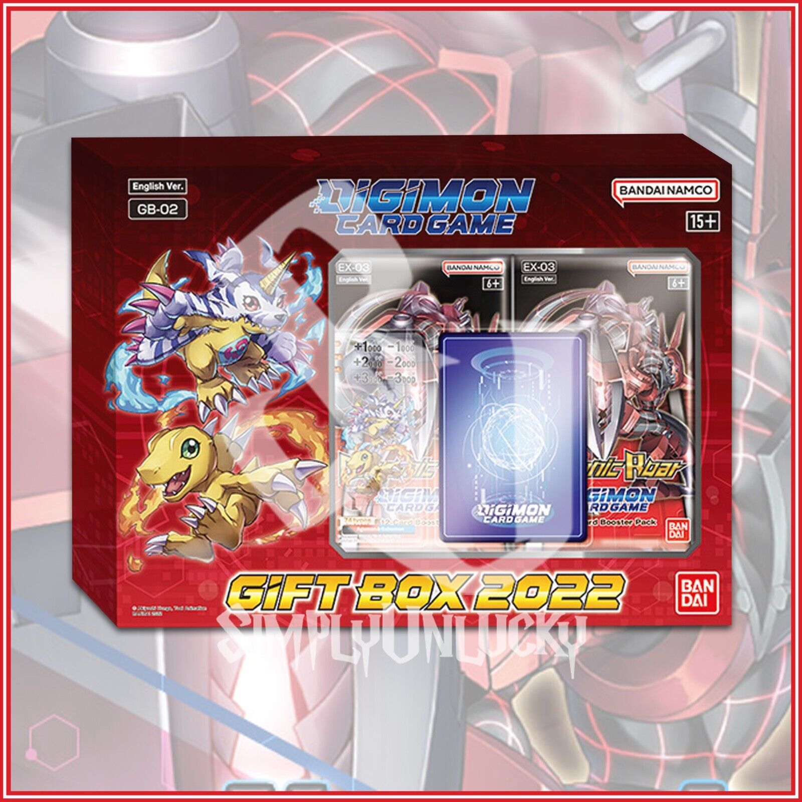 DIGIMON CARD GAME: EX03 Draconic Roar Gift Box  BANDAI 5 Booster Packs ?