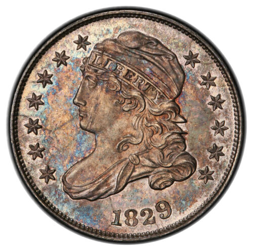 1829 10C Capped Bust Dime PCGS PR64