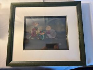 Walt Disney The Great Mouse Detective Original Production Cel Painting Framed