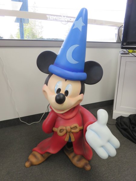 New ListingDISNEY Fantasia Sorcerer Mickey Mouse Big Figure Statue - Disney Store Catalogue