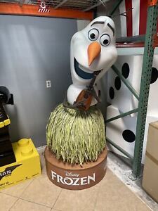 Disney Olaf Life Size Statue (Mechanical Dancing) Pre-Owned