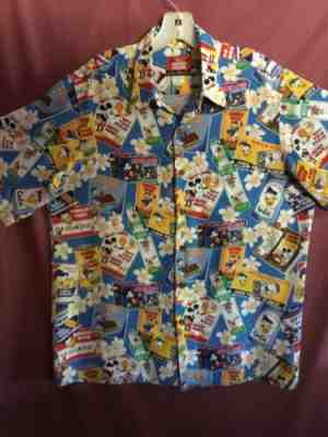 Reyn Spooner Disney Mickey Mouse Shirt Vintage Labels/ Advertisements ...