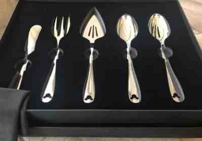 Disney Parks Mickey Mouse Flatware Silverware Serving 5 Piece Set - New In Box