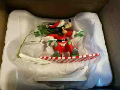 Early Moments Grolier Disney GOOFY On Snowboard President's Edition Ornament 