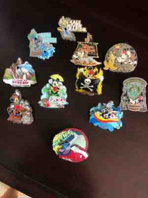 Disney Trading Pins Parks And Rides Lot Of 11 Pins