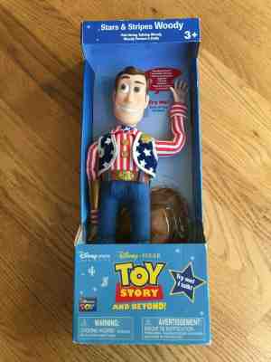 Disney Pixar's Toy Story - Stars & Stripes Sheriff Woody Talking Action Figure