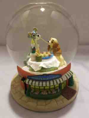 Disney-Lady And The Tramp Musical Snow Globe