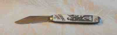 Vintage Disney Davy Crockett Folding Pocket Knife - Novelty Knife Co. USA