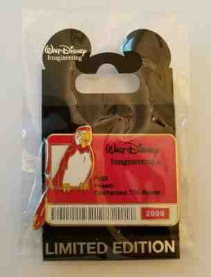 Walt Disney Pin WDI ID Badge Series 2009 DLR Enchanted Tiki Room Bird Fritz 