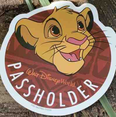 Simba Disney Annual Passholder Magnet Lion King Very Limited OFFICIAL WDW AP