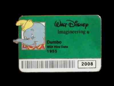 Disney Pin WDI - ID Badge Series 2008 - Dumbo LE 300