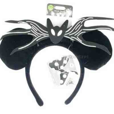 Authentic Disney Glow in the Dark Jack Skellington Bow Tie Interchangeable Bow