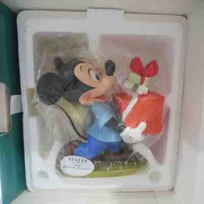 DISNEY MICKY MOUSE PLUTO'S CHRISTMAS TREE PRESENTS FOR MY PALS NIB/COA 1995