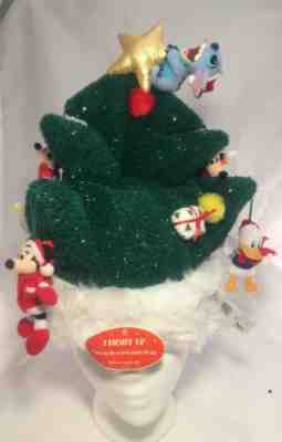 Disney Parks Christmas Tree Mickey Mouse Stich Hat No Light Up New With Defect
