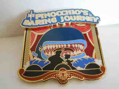 LE 1500 Disneyland Pinocchio's Daring Journey Whale Monstro Pin Disney