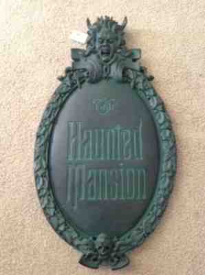 Disney Parks Haunted Mansion 45th Anniversary Plaque Sign Ghost ...