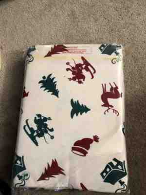 Disney Flannel Twin Sheet Set- Mickey Mouse on Ski