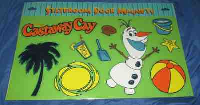 FROZEN Disney Cruise Line DCL Exclusive STATEROOM MAGNET Set ~Olaf (Anna/Elsa)