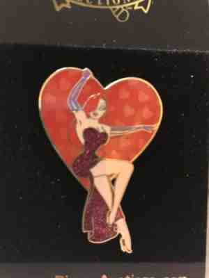 Disney Auctions Rare Jessica Rabbit Hearts Sitting Pin 35933 LE500