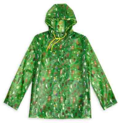 New Disney Parks Enchanted Tiki Room Rain Coat Rain Jacket ~ Size Medium