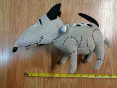 Disney Store Tim Burton Frankenweenie SPARKY The Dog Plush Toy Poseable stuffed>