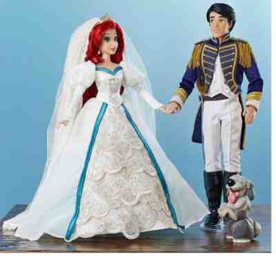 PREORDER Disney Little Mermaid Ariel Prince Eric limited edition platinum doll