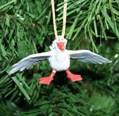 Custom Disney The Little Mermaid Scuttle Scully Seagull Christmas Ornament PVC 