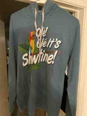 Disney Parks Enchanted Tiki Room Ole Ole Jose Parrot Sweater NWT Size Small