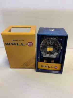 Disney Pixar Wall-E Robot Stainless Steel Watch With Collectible Box Wristwatch