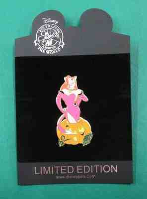 Disney Pin DS Jack O'Lantern Series - Jessica Rabbit in Kitty Kat Costume LE100
