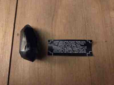 Authentic Disney Star Wars Galaxy's Edge Black Obsidian Kyber Crystal (Snoke)