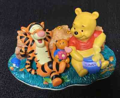 Ceramic Disney Winnie the Pooh Tigger Roo Hanukkah Menorah - Very Hard To Find!