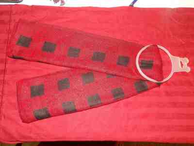 Disney Parks Plaid Scarf Black Red Micky Icon 2019 Holiday Christmas New Tags