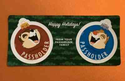 Walt Disney World Chip And Dale Annual Passholder Magnet Set 2019 Authentic