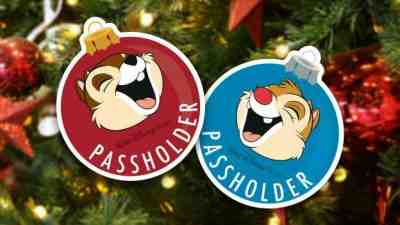 Disney Epcot Festival Of The Holidays 2019 Chip & Dale Annual Passholder Magnets