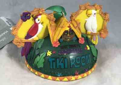 Disney Parks WDW Enchanted Tiki Room Ride Mouse Ears Ornament Hand Painted Xmas